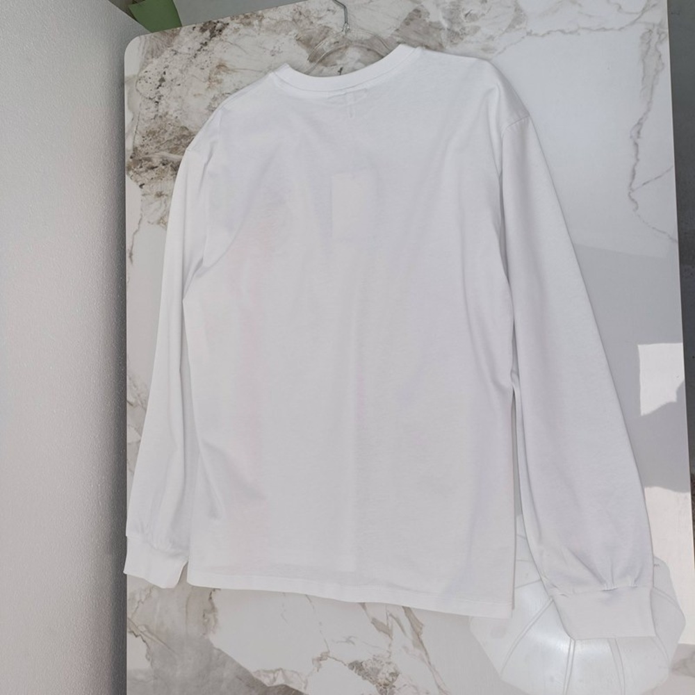 Ganni White Long Sleeve with Banana Print - Picture 2 of 6